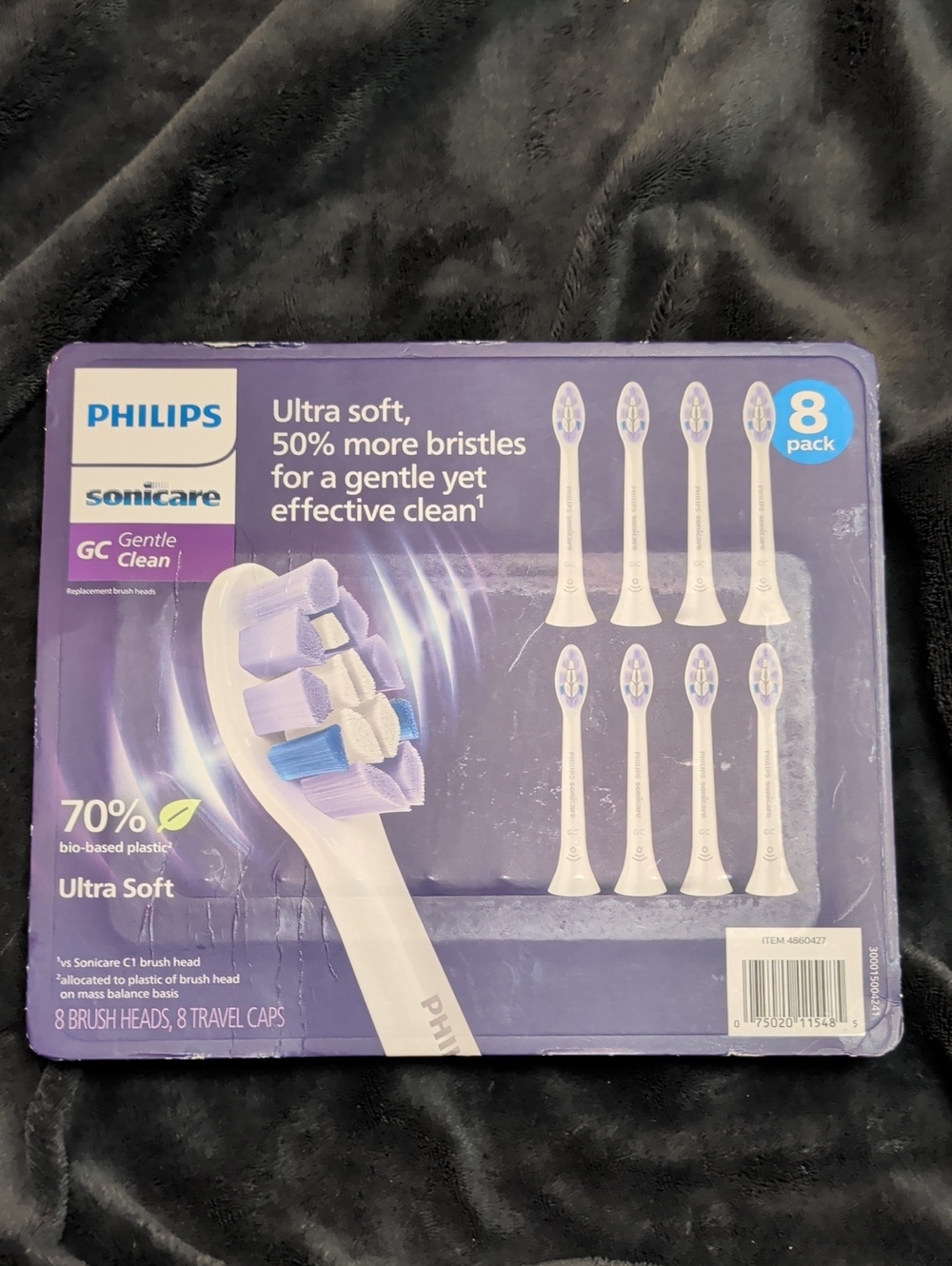 Philips Sonicare Ultra Soft Toothbrush Heads - White (8 Pack)